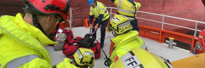 An image relating to the news item Fire and Rescue ‘HAZMAT’ crews complete dangerous substance exercise on bulk tanker