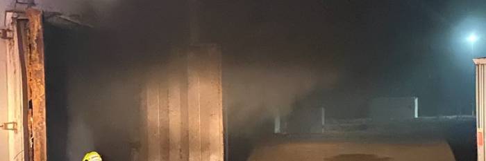 An image relating to the news item Fire and Rescue NSW firefighters extinguish blaze in grain silo