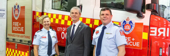 An image relating to the news item Fire and Rescue NSW and RSL NSW announce more support for firefighters serving in military