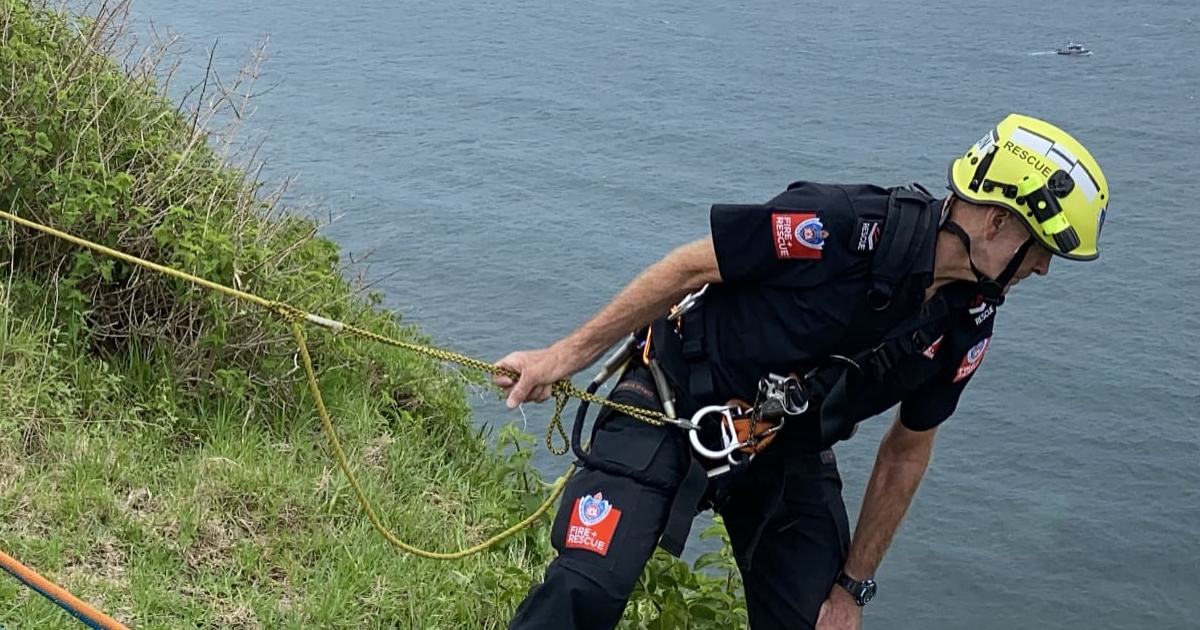 An image relating to the news item Cliff Rescue 