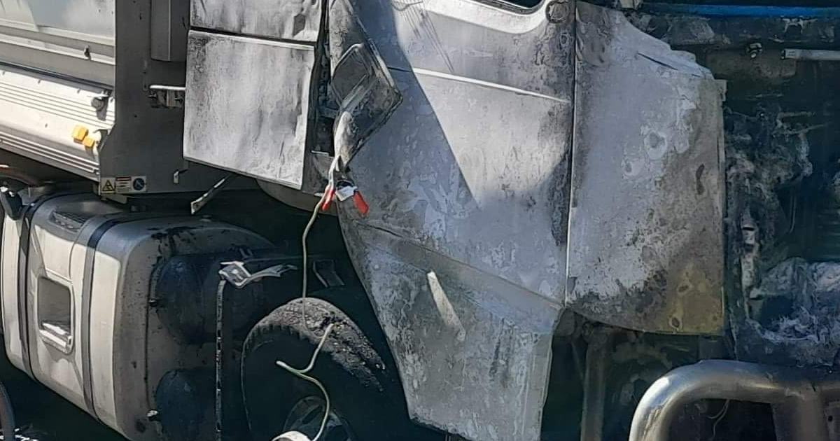 An image relating to the news item Truck Fire 