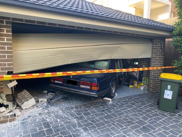 An image relating to the news item Car Crash into Home