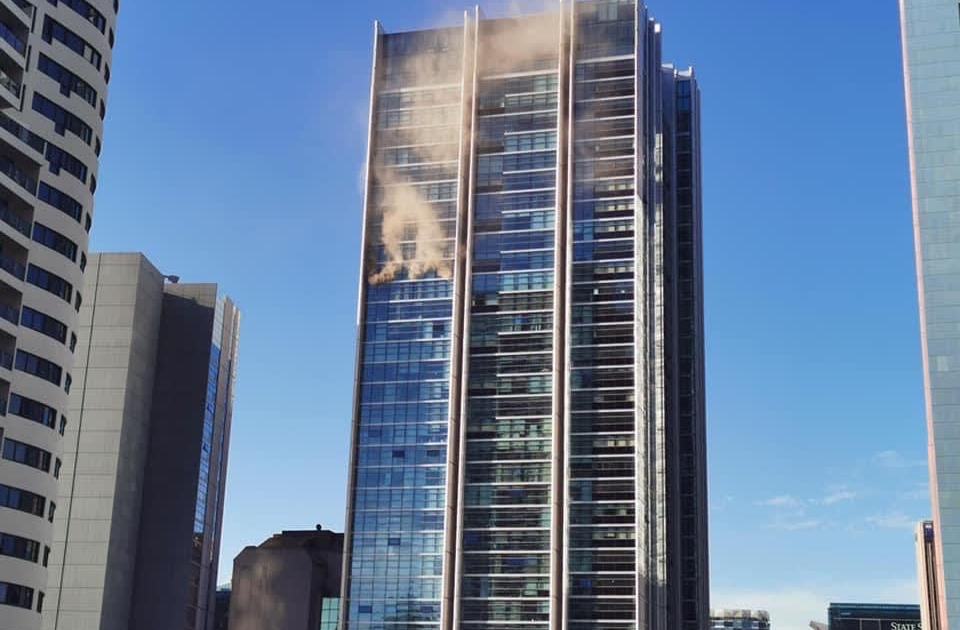 An image relating to the news item High Rise Unit Fire