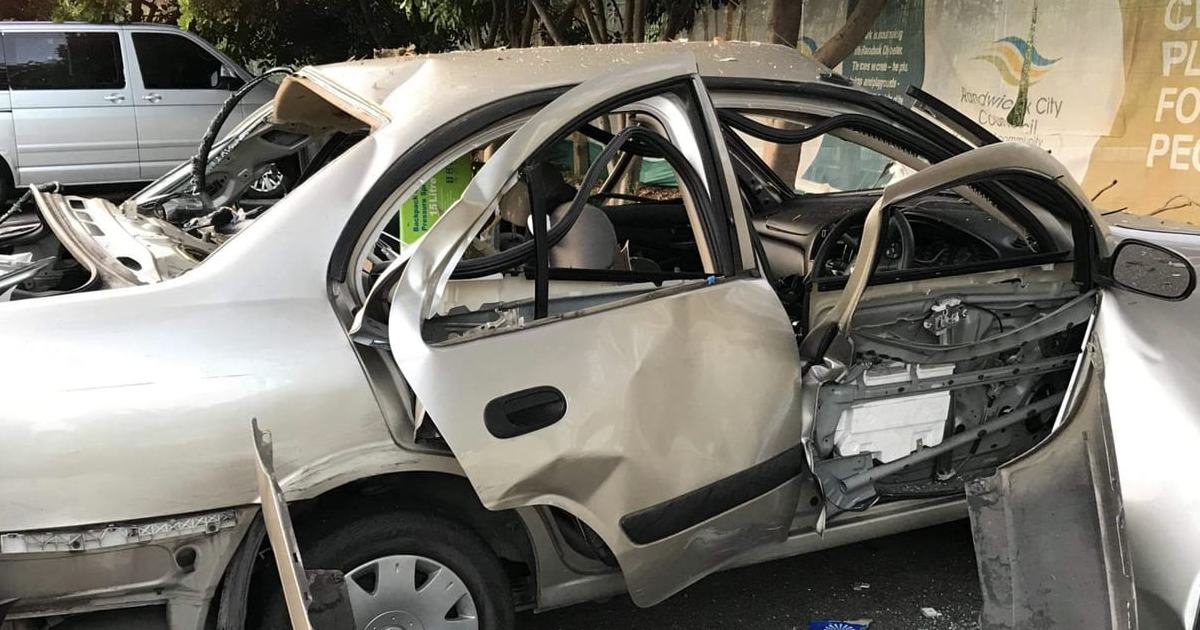 An image relating to the news item Gas Bottle Explosion 