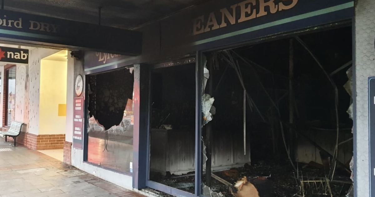 An image relating to the news item Structure Fire