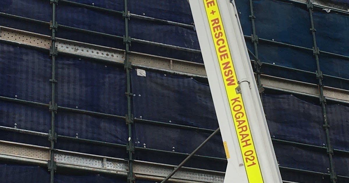 An image relating to the news item Building site rescue