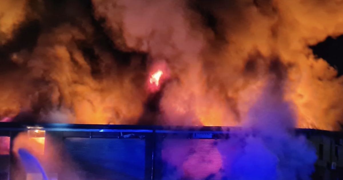 An image relating to the news item Large Factory Fire