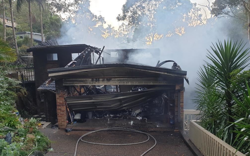 An image relating to the news item Structure Fire