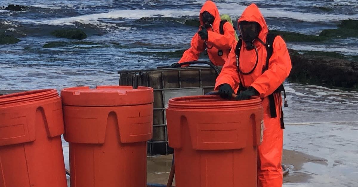 An image relating to the news item Hazardous Materials Incident