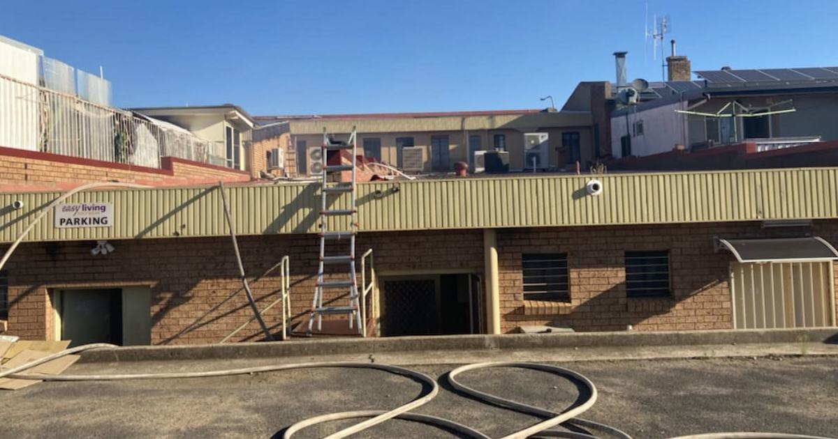 An image relating to the news item Building Fire