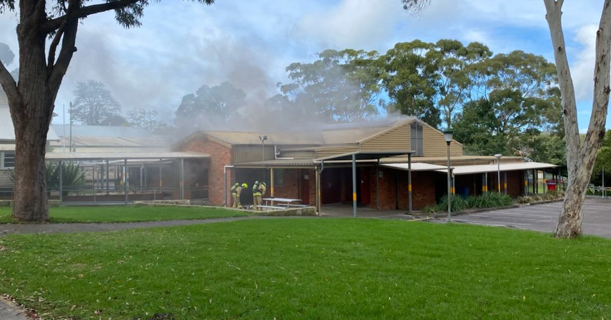 An image relating to the news item School Fire