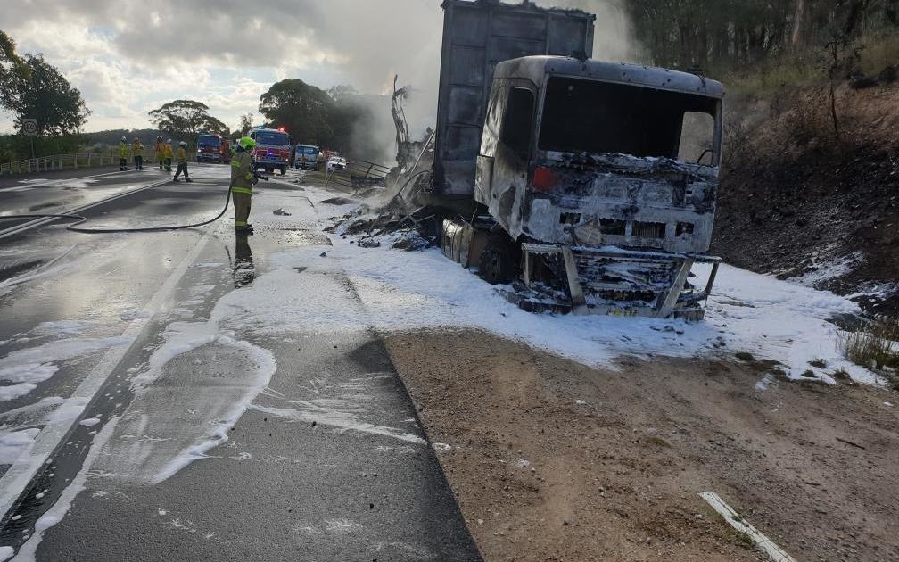 An image relating to the news item Truck Fire