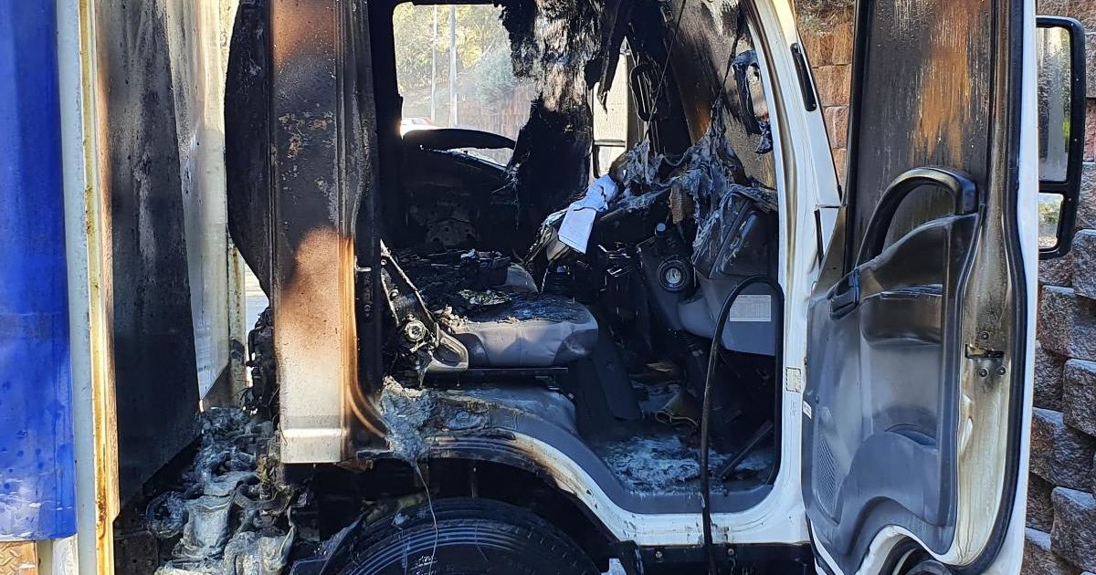 An image relating to the news item Truck Fire
