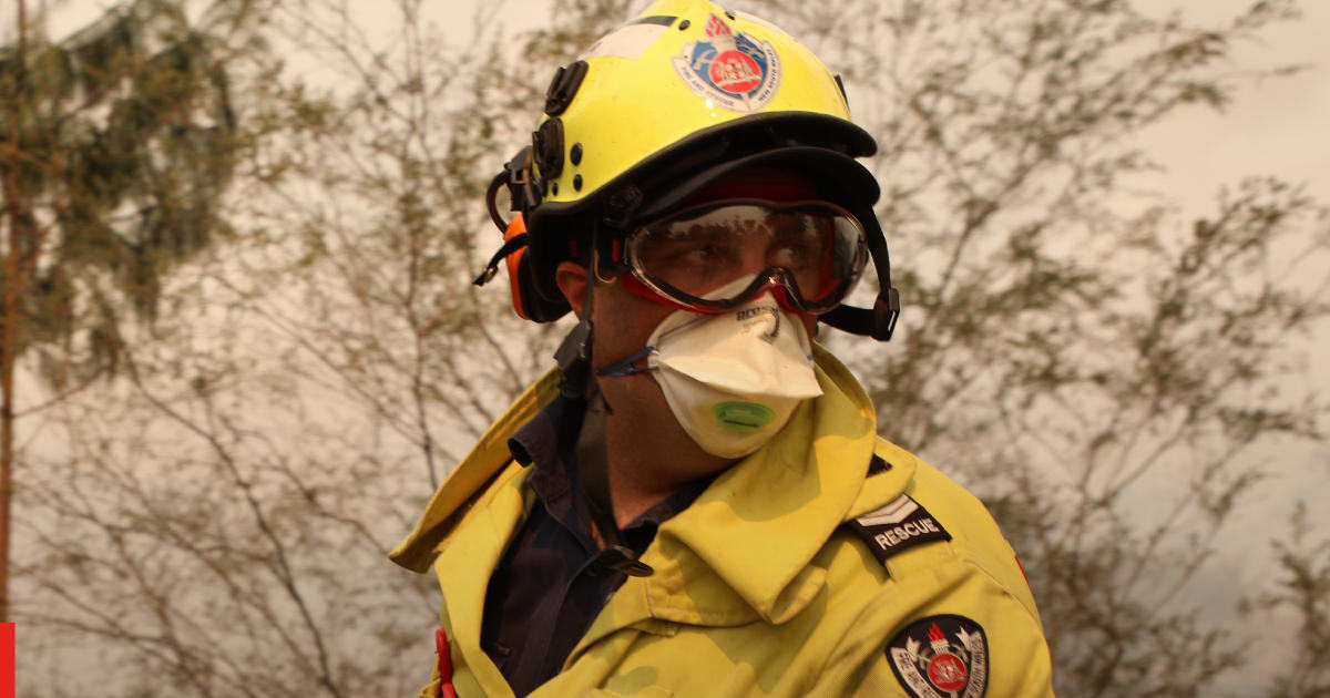 An image relating to the news item Bush Fire