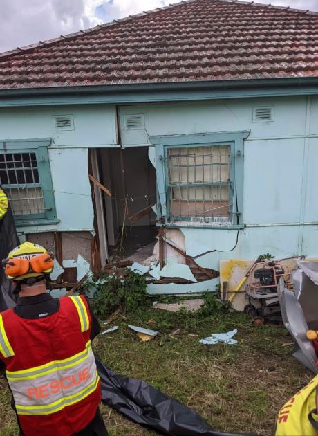An image relating to the news item Car Into House