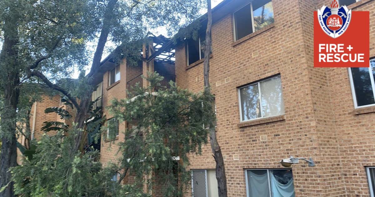 An image relating to the news item Apartment Block Fire