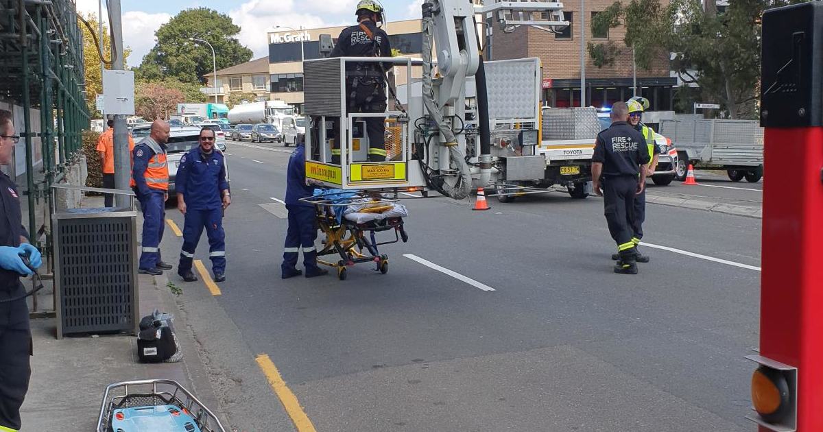 An image relating to the news item Ladder Platform Rescue