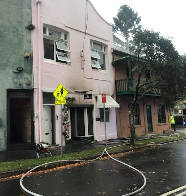 An image relating to the news item Building Fire 