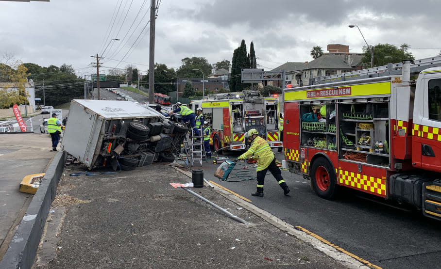 An image relating to the news item Truck Accident