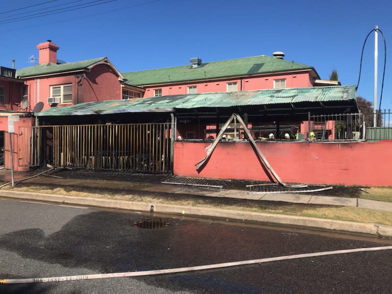 An image relating to the news item Building Fire