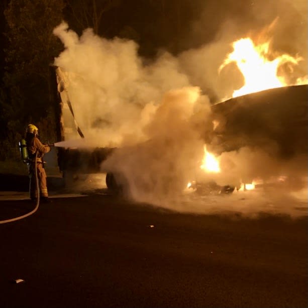 An image relating to the news item Truck Crash