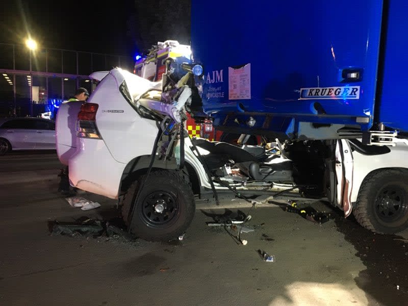 An image relating to the news item Person Rescued from Serious Car Crash