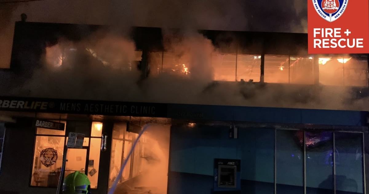 An image relating to the news item Multiple Shops Severely Damaged by Fire 