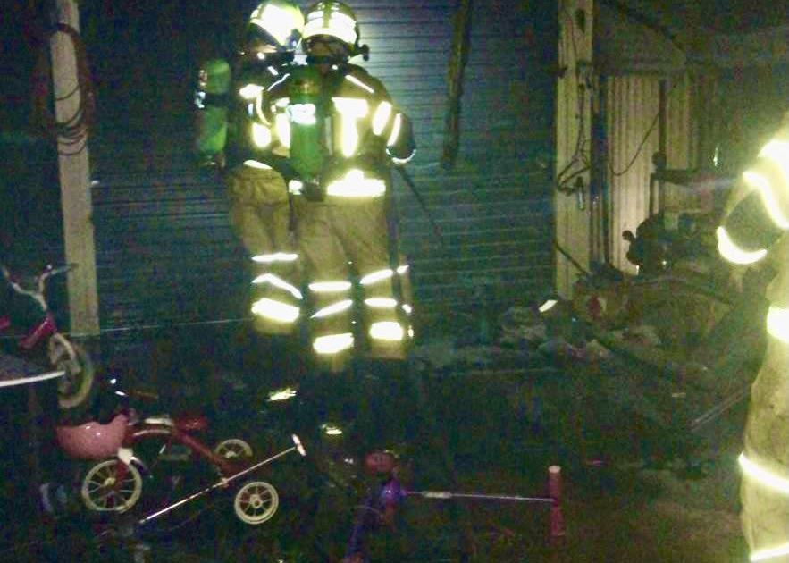 An image relating to the news item Race Car Workshop Fire