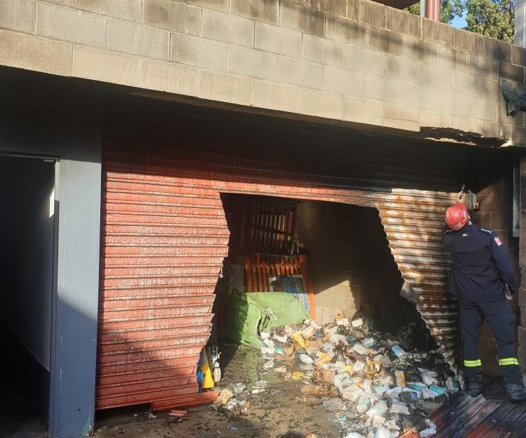 An image relating to the news item Building Fire