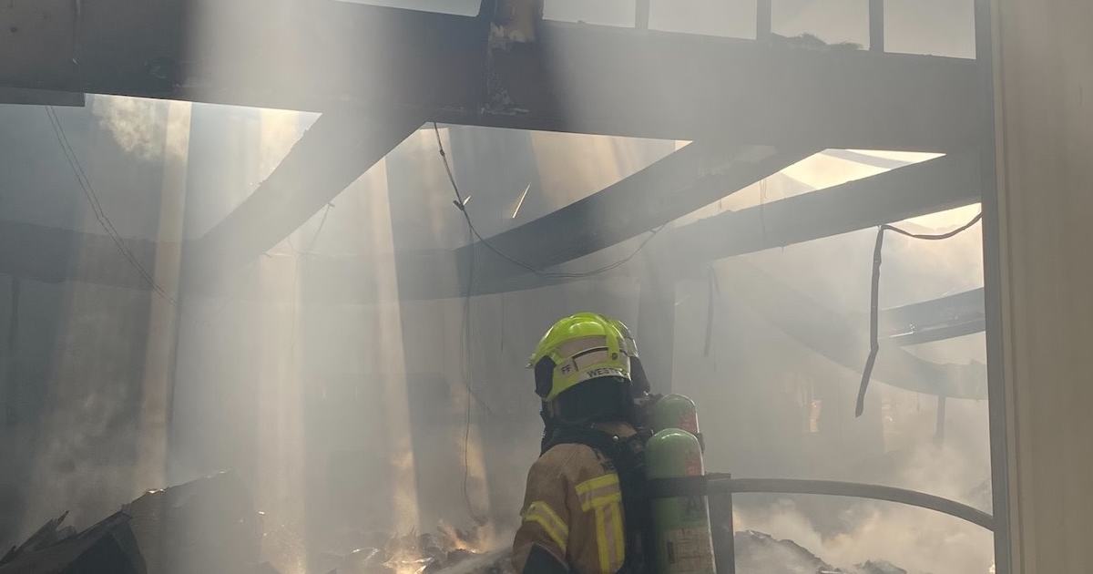 An image relating to the news item Factory Fire