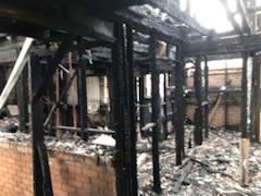 An image relating to the news item Multiple Townhouse fire