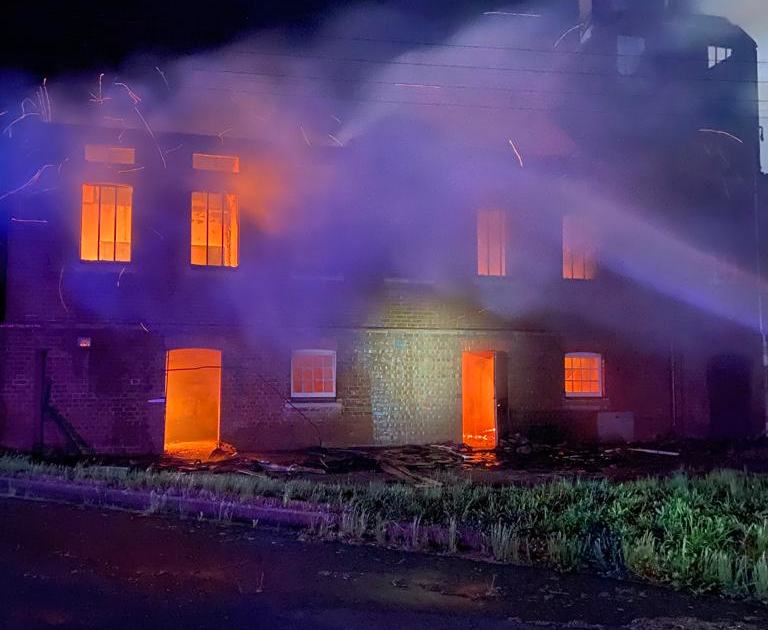 An image relating to the news item Historic Building Fire