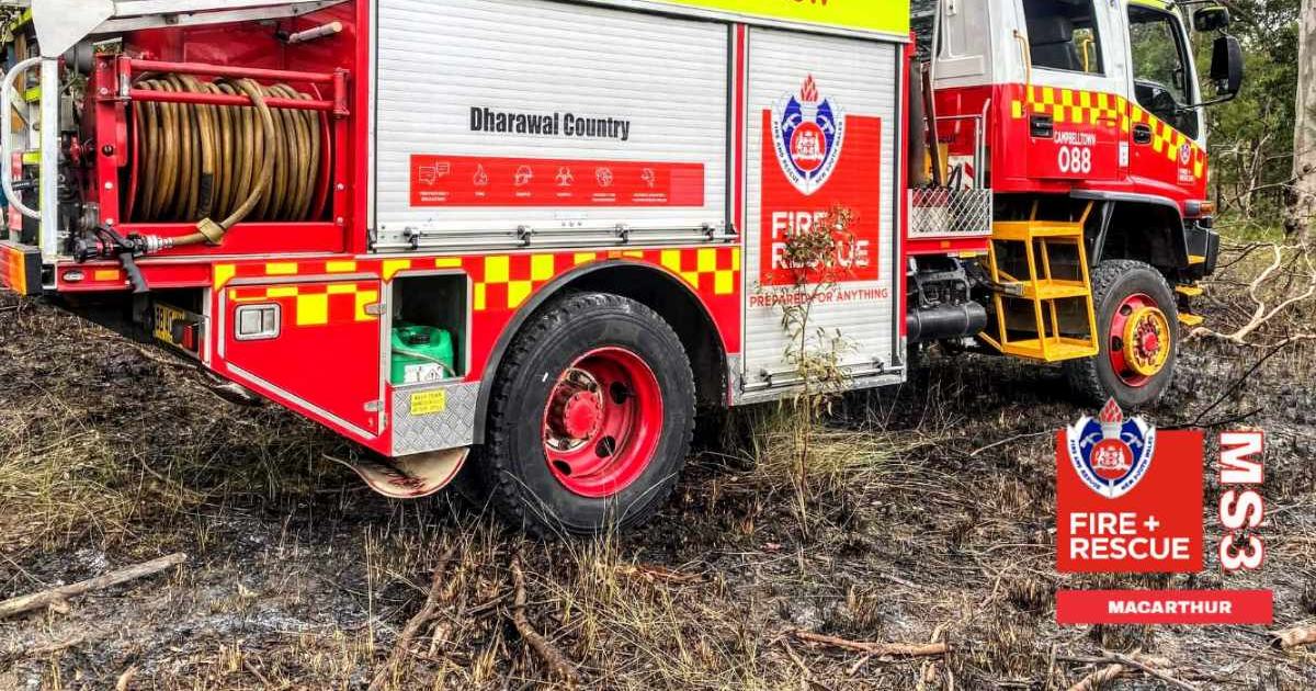 An image relating to the news item Bushfire