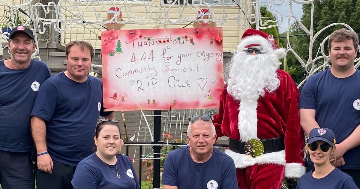 An image relating to the news item Singleton Santa "lolly run"