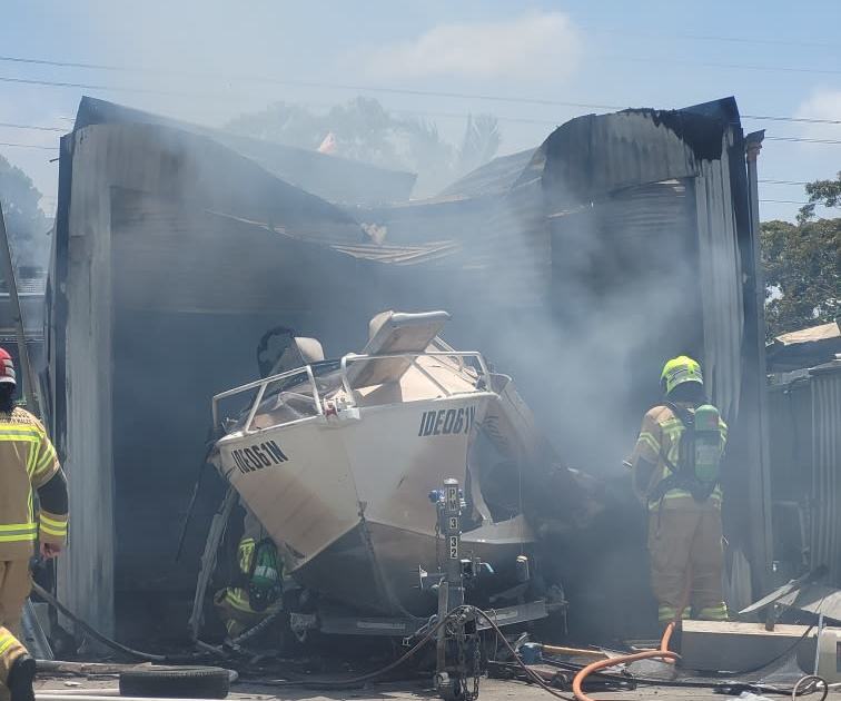 An image relating to the news item Boat Explosion and fire