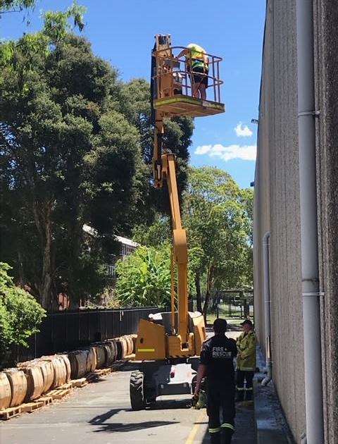 An image relating to the news item Scissor Lift Rescue