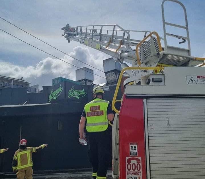 An image relating to the news item Large restaurant fire