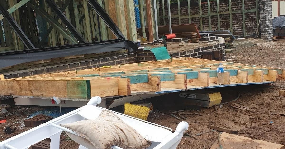 An image relating to the news item workers injured at structural collapse