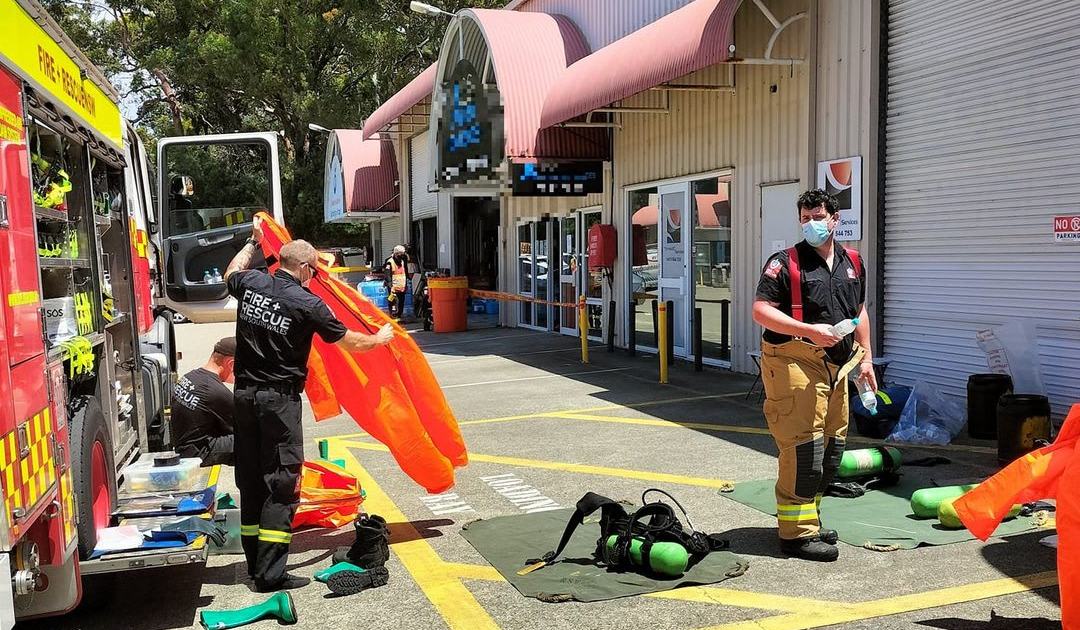 An image relating to the news item Four treated for chlorine burns