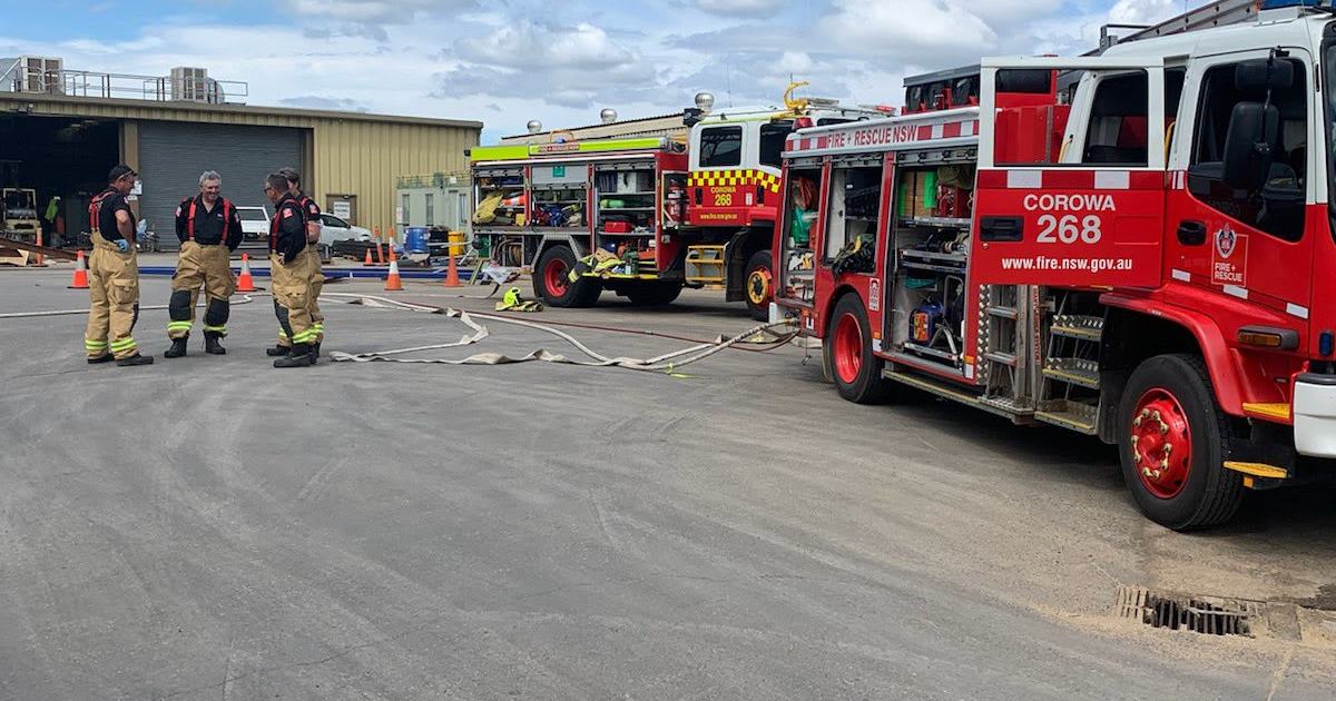 An image relating to the news item Mill fire