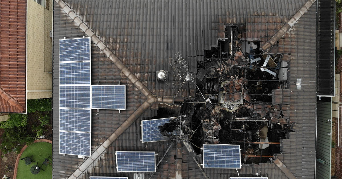An image relating to the news item House Fire