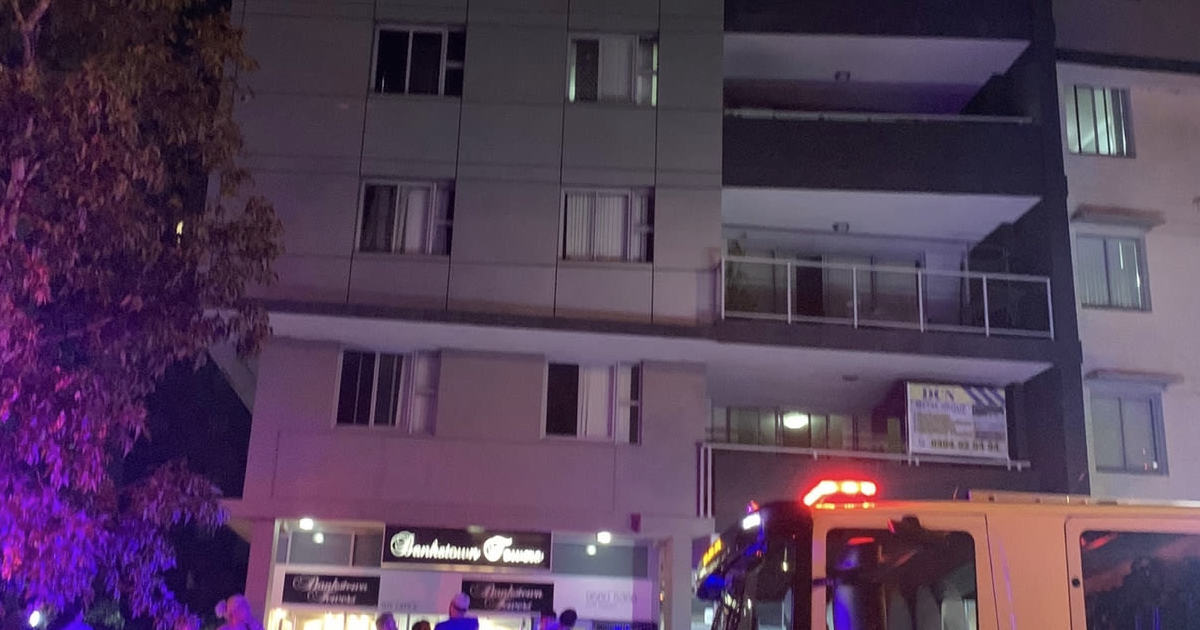 An image relating to the news item 100 residents evacuated during building Fire