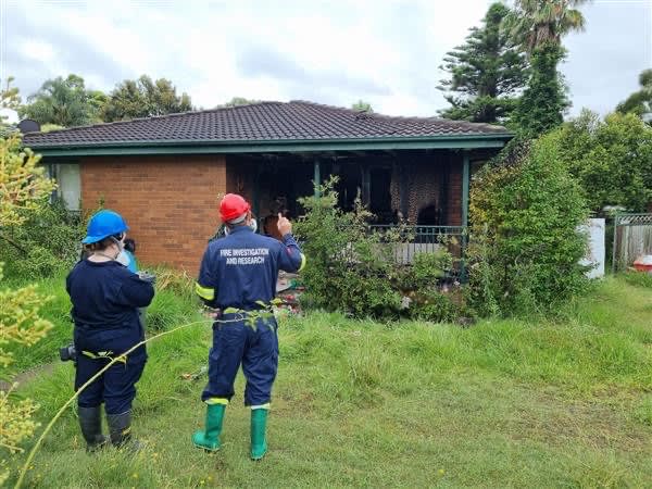 An image relating to the news item Macquarie Fields House Fire