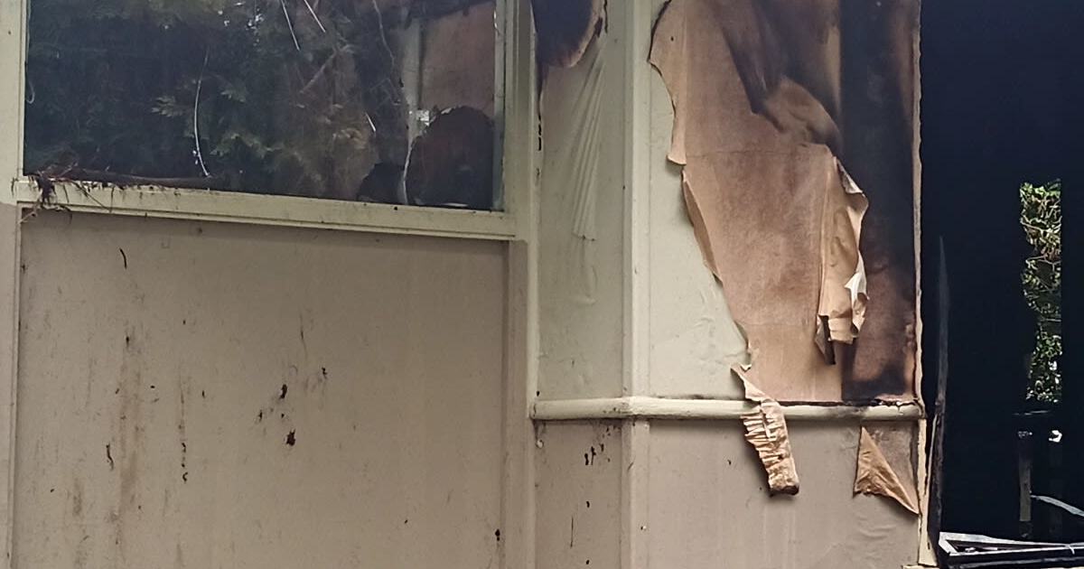 An image relating to the news item House destroyed by fire