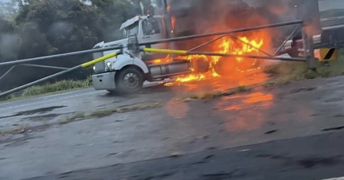 An image relating to the news item Truck Fire