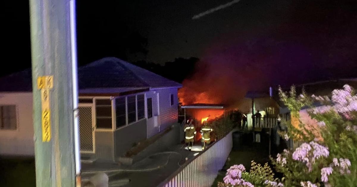 An image relating to the news item Garage Fire