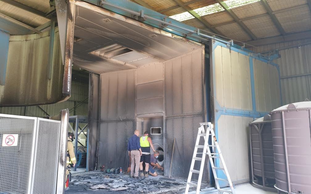 An image relating to the news item Industrial Oven Fire