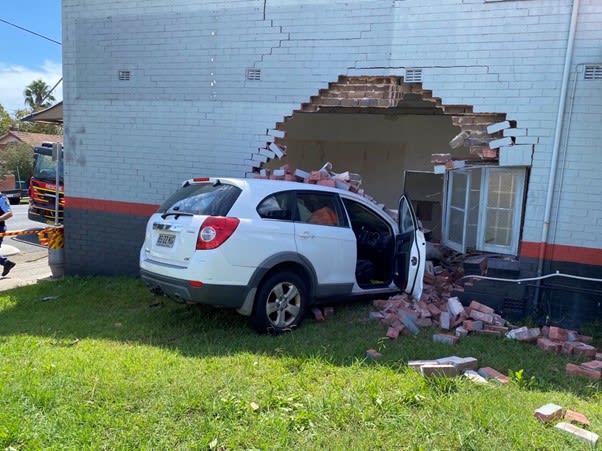 An image relating to the news item Car into Building - Video