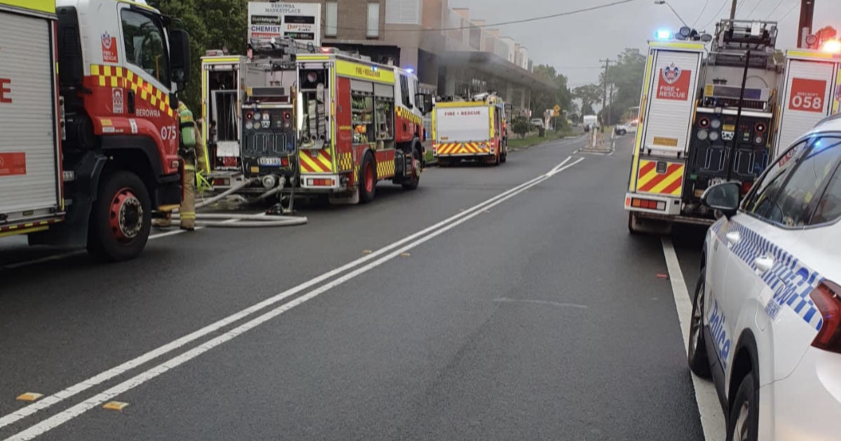 An image relating to the news item Person rescued from building fire