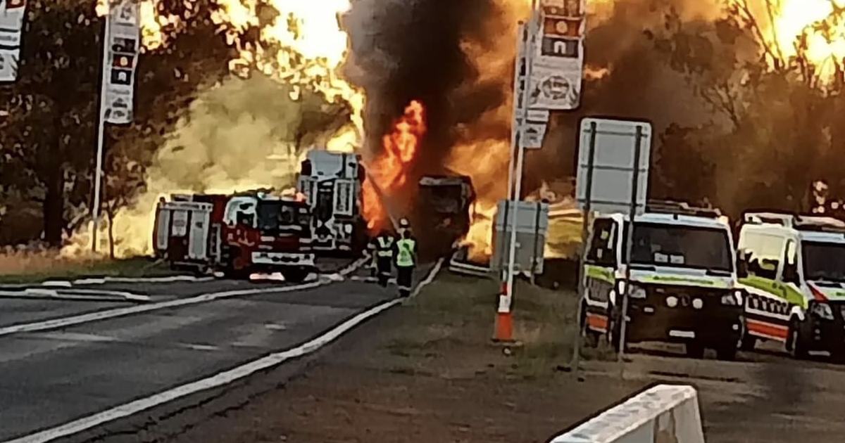 An image relating to the news item Truck crash
